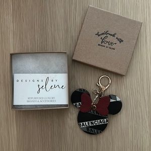 Authentic LUX Minnie Keychain